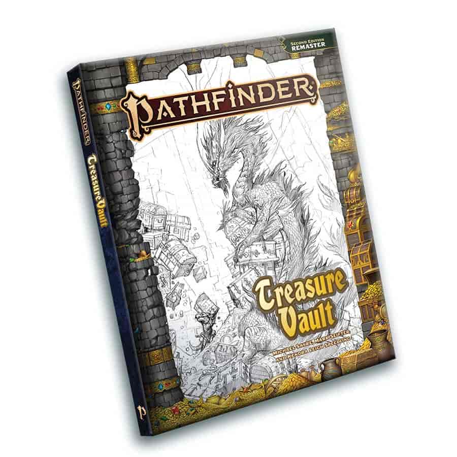 Paizo Publishing -  Pathfinder Rpg (2E): Treasure Vault Remastered (Sketch Cover)