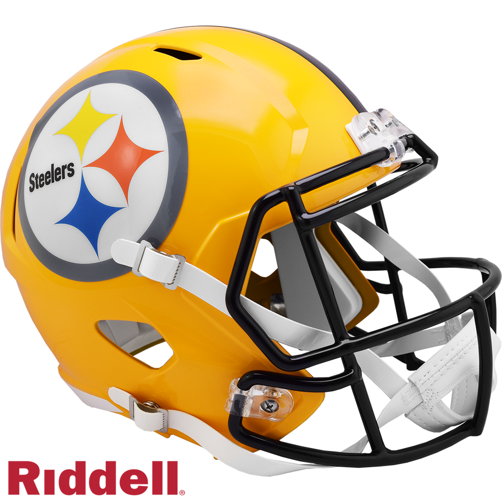 Pittsburgh Steelers Helmet Riddell Replica Full Size Speed Style 2007 ...