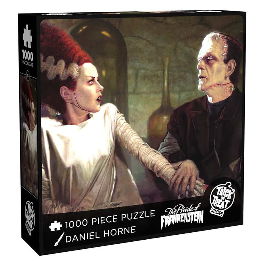 Trick Or Treat Studios -   Puzzle: Frankenstein With Bride (1000Pc)