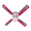 UTAH CEILING FAN - 42'' RED/GRAY - UTAFAN100-42