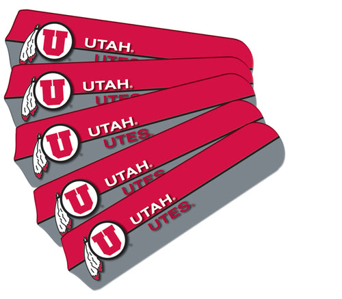 UTAH FAN BLADE SET - 42'' RED/GRAY - UTAFBL100-42