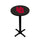 UTAH PEDESTAL PUB TABLE BLACK - UTAPTB214
