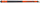 VIRGINIA   COLOR ENGRAVED BILLIARD CUE BLUE / ORANGE - UVABCE912