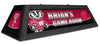 WISCONSIN 42'' SPIRIT GAME TABLE LAMP - CUSTOM RED - UWIBSL421C