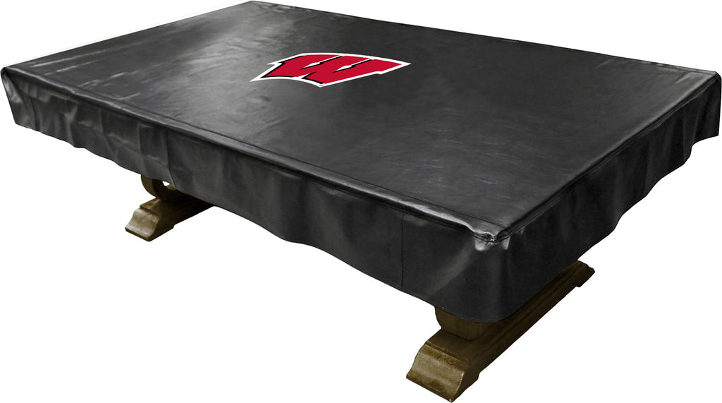 WISCONSIN BILLIARD TABLE COVER BLACK - UWIBTC100ST-7