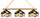 VANDERBILT 3-LIGHT EXECUTIVE GAME TABLE LIGHT - VAN-380EXGL