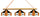 VANDERBILT 3-LIGHT GAME TABLE LIGHT - VAN-380GL