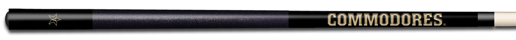 VANDERBILT COLOR ENGRAVED BILLIARD CUE GOLD / BLACK - VANBCE914
