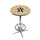VANDERBILT CHROME FOOT RING PUB TABLE GOLD  - VANPTR101