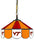VIRGINIA TECH 14'' SWAG HANGING LAMP - VAT-140SW
