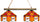 VIRGINIA TECH 2-LIGHT EXECUTIVE GAME TABLE LIGHT - VAT-280EXGL