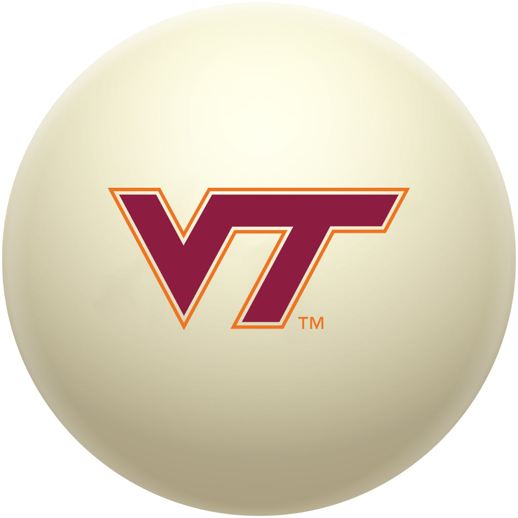 VIRGINIA TECH CUE BALL WHITE - VATBBC100X