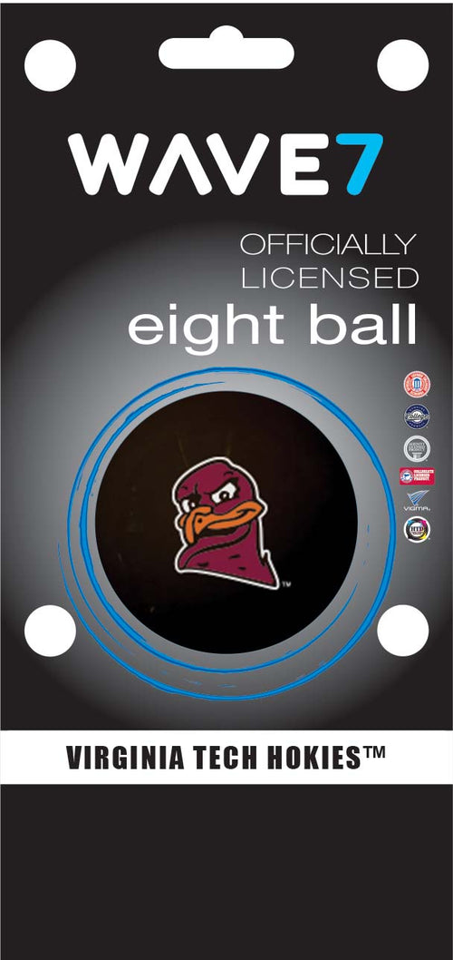 VIRGINIA TECH EIGHT BALL BLACK - VATBBE300