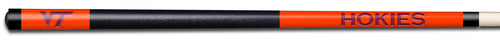 VIRGINIA TECH COLOR ENGRAVED BILLIARD CUE MAROON / ORANGE - VATBCE912