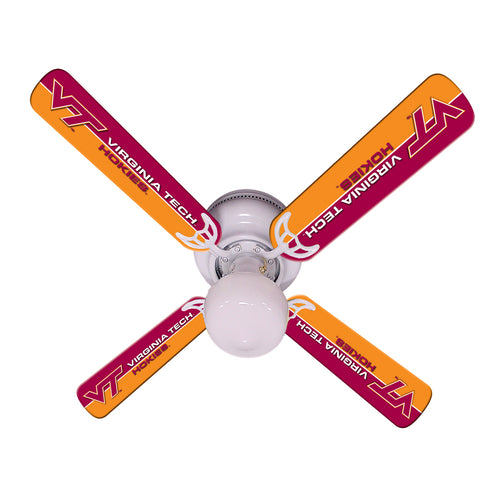 VIRGINIA TECH CEILING FAN - 42'' MAROON/ORANGE - VATFAN100-42