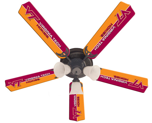 VIRGINIA TECH CEILING FAN - 52'' MAROON/ORANGE - VATFAN100-52