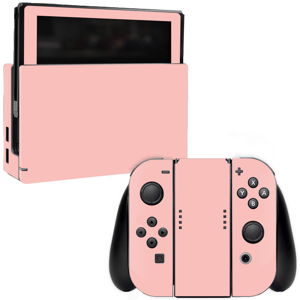 MightySkins NISWI-Solid Blush Skin for Nintendo Switch  Solid Blush