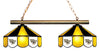 WAKE FOREST 2-LIGHT GAME TABLE LIGHT - WFU-280GLN