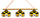 WAKE FOREST 3-LIGHT EXECUTIVE GAME TABLE LIGHT - WFU-380EXGLN
