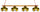 WAKE FOREST 4-LIGHT EXECUTIVE GAME TABLE LIGHT - WFU-480EXGLN