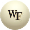 WAKE FOREST CUE BALL WHITE - WFUBBC300X