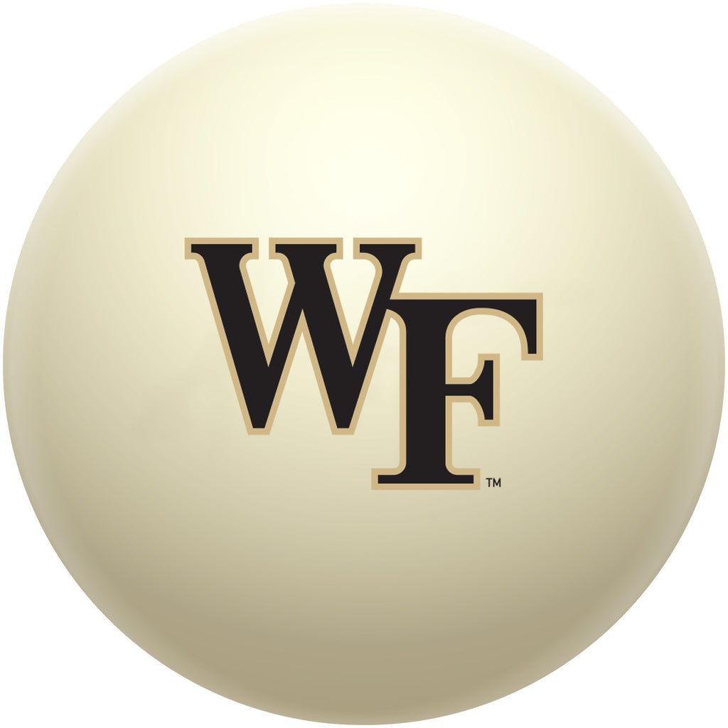 WAKE FOREST CUE BALL WHITE - WFUBBC300X