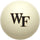 WAKE FOREST CUE BALL WHITE - WFUBBC300X