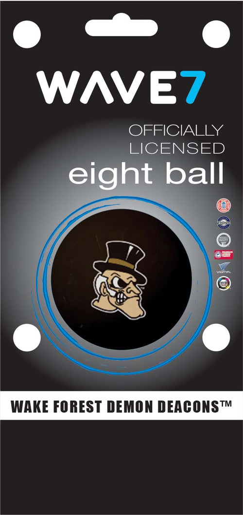 WAKE FOREST EIGHT BALL BLACK - WFUBBE200