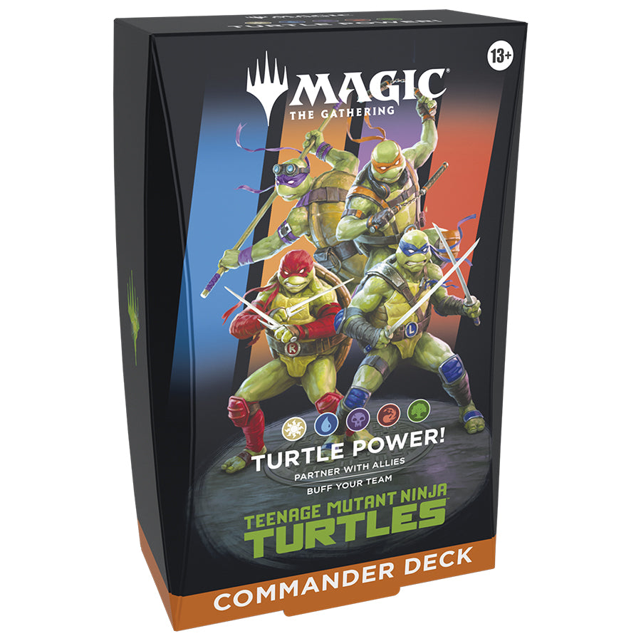 Wizards Of The Coast -  Magic The Gathering: Tmt Teenage Mutant Ninja Turtles Commander Deck (4Ct) Pre-Order
