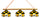WICHITA STATE 3-LIGHT EXECUTIVE GAME TABLE LIGHT - WST-380EXGL