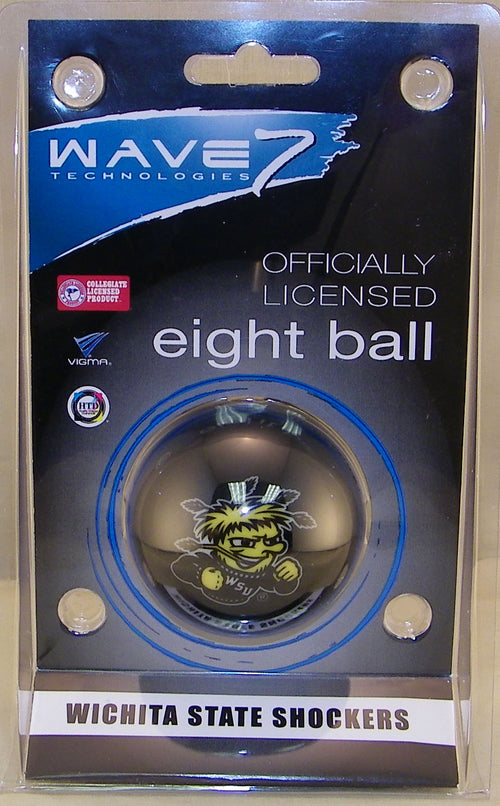 WICHITA STATE EIGHT BALL BLACK - WSTBBE100
