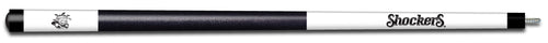 WICHITA STATE ENGRAVED BILLIARD CUE WHITE / BLACK - WSTBCE104