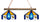 WEST VIRGINIA 2-LIGHT GAME TABLE LIGHT - WVU-280GL