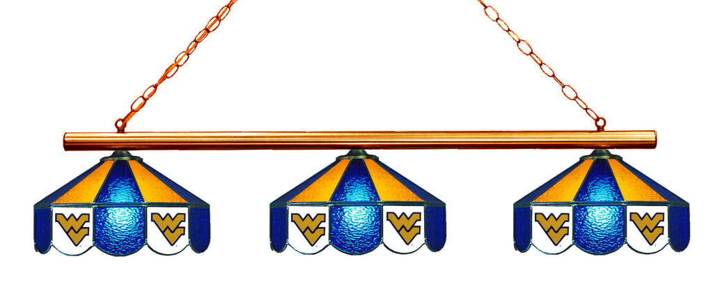 WEST VIRGINIA 3-LIGHT GAME TABLE LIGHT - WVU-380GL