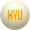 WEST VIRGINIA CUE BALL WHITE - WVUBBC400X