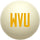 WEST VIRGINIA CUE BALL WHITE - WVUBBC400X
