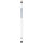 WEST VIRGINIA ENGRAVED BILLIARD CUE WHITE / BLUE - WVUBCE101-JR