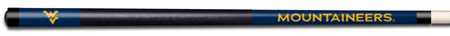 WEST VIRGINIA COLOR ENGRAVED BILLIARD CUE YELLOW / BLUE - WVUBCE921