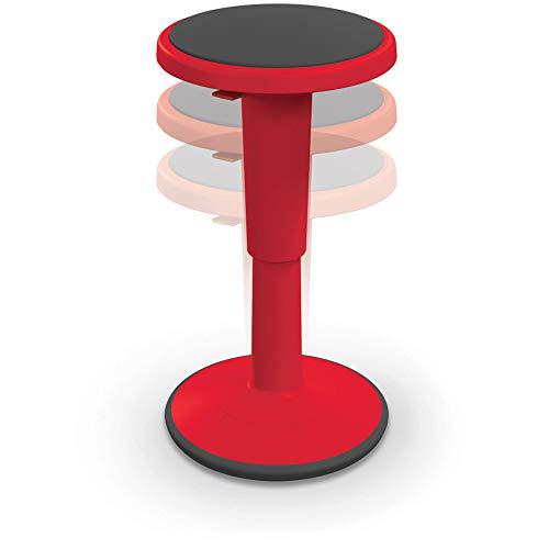 Hierarchy Height Adjustable Grow Stool- Tall Stool (Red) - BALT