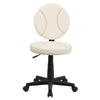 Baseball Swivel Task Office Chair - Flash Furniture