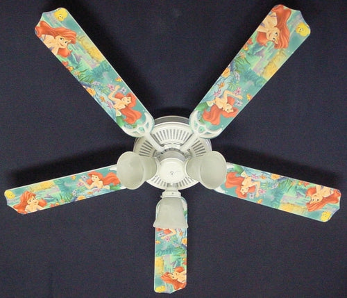 Ceiling Fan Designers 52FAN-DIS-DLMA Disney Little Mermaid Ariel Ceiling Fan 52 in.