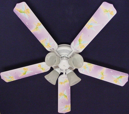 Ceiling Fan Designers 52FAN-DIS-TPFP Tinkerbell Fairy Purple Ceiling Fan 52 in.