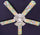 Ceiling Fan Designers 52FAN-DIS-WPPET Winnie Pooh Piglet Eeyore Tigger Ceiling Fan 52 in.