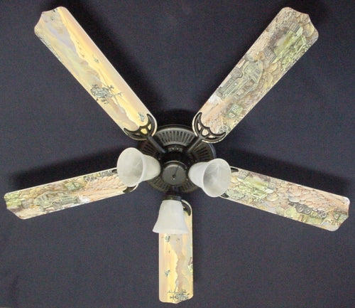 Ceiling Fan Designers 52FAN-KIDS-ATMH Army Tanks Military Helicopter Ceiling Fan 52 in.