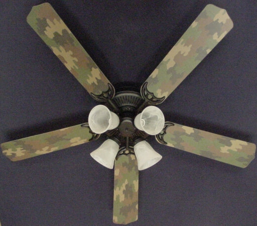 Ceiling Fan Designers 52FAN-KIDS-CAMOG Camoflauge Green Ceiling Fan 52 in.
