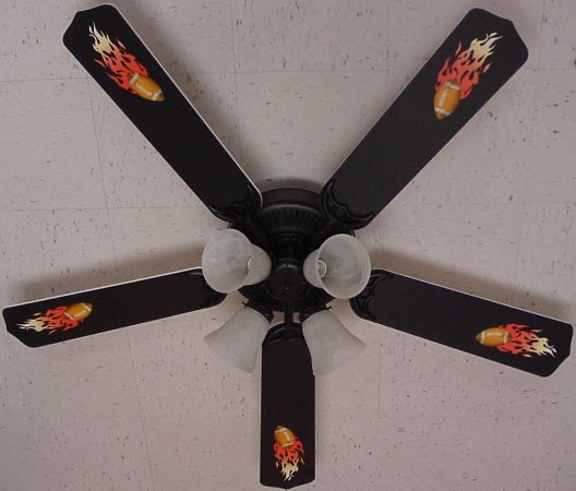 Ceiling Fan Designers 52FAN-KIDS-FFB Flaming Footballs Ceiling Fan 52 in.