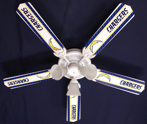 Ceiling Fan Designers 52FAN-NFL-SAN NFL San Diego Chargers Football Ceiling Fan 52 In.