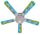 Ceiling Fan Designers 52FAN-IMA-JPA Jungle Party Animals Ceiling Fan 52 In.