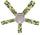 Ceiling Fan Designers 52FAN-IMA-AMAF Freedom Camo Military Ceiling Fan 52 In.
