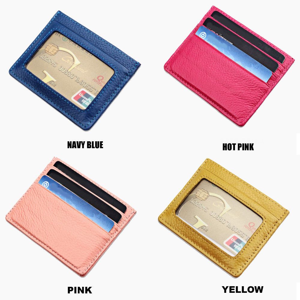 VistaShops - Skinny Mini RFID Safe Universal Minimal Wallet